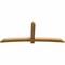 Ekena Millwork Bellingham Rough Sawn Timber Gable Bracket, Western Red Cedar, 108"W x 45"H x 4"D x 6"F, 10/12 Pitch GBW108X45X0406BEL00RWR - alternate 2